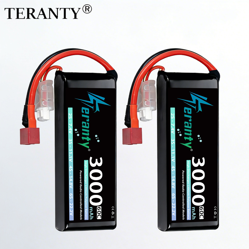 Rc Hobby Grade - TERANTY 2S 3000mAh Bateria Lipo 7.4V