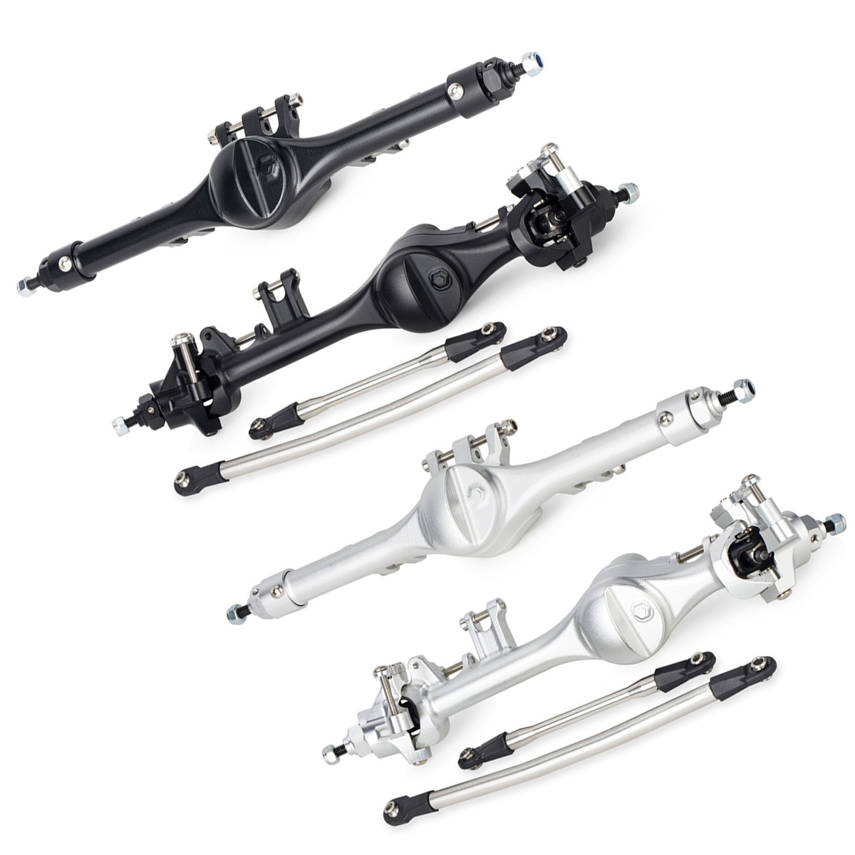 Rc Hobby Factory - Zestaw Prostych Osi CNC Aluminiowych Przednich