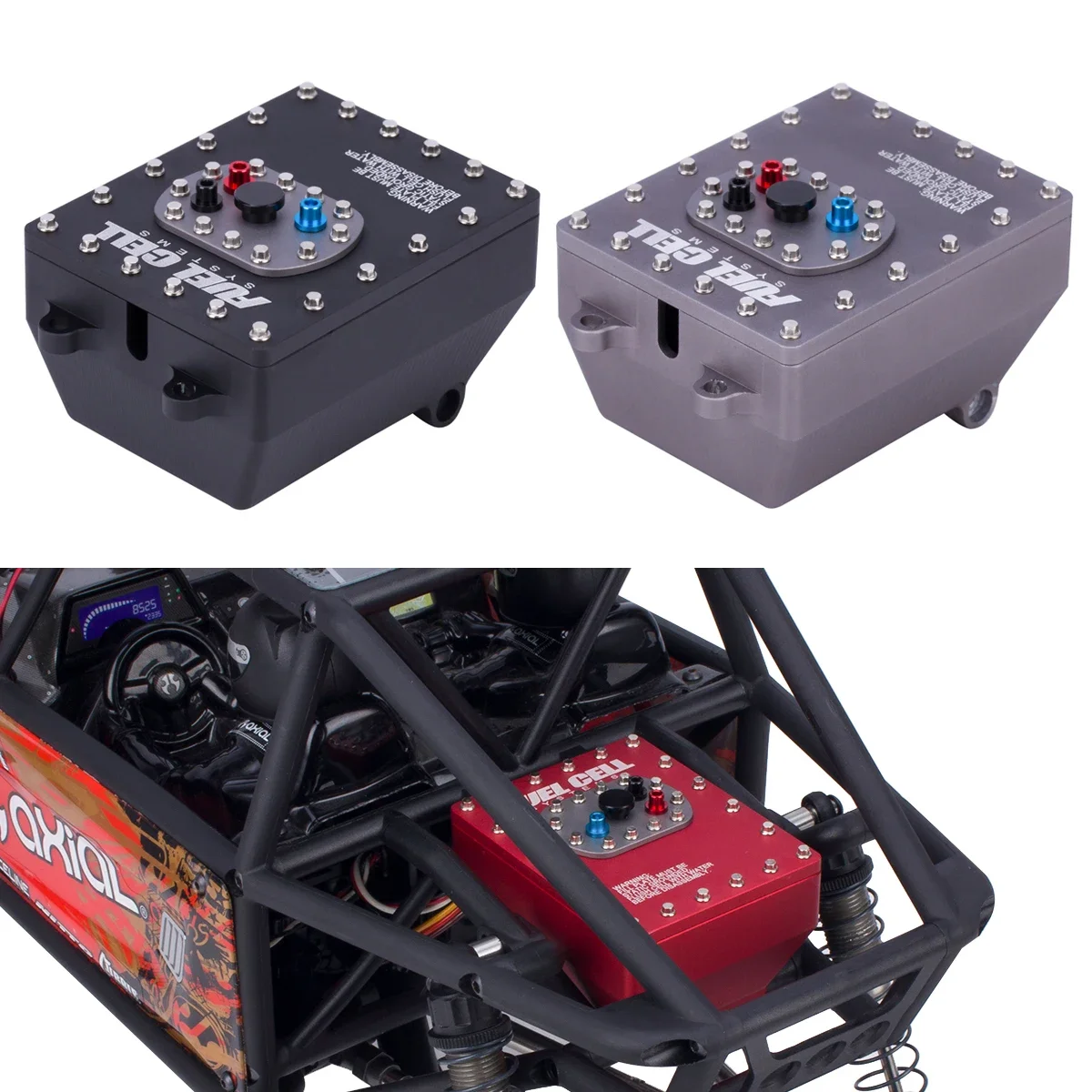 Rc Hobby Tools - 1szt Aluminiowa skrzynka odbiorcza ogniwa paliwowego