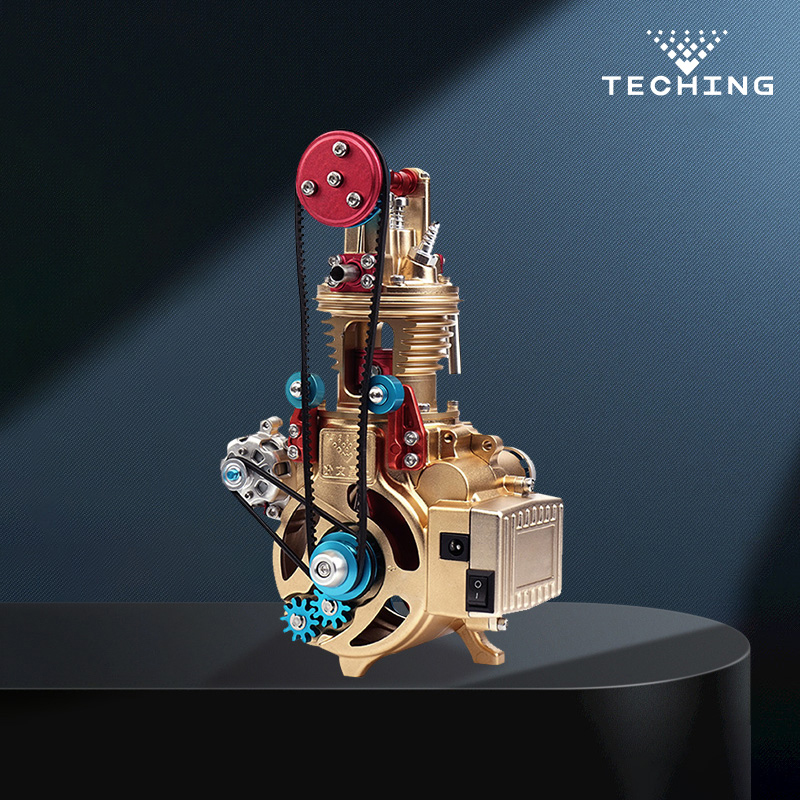 Rc Hobby Tech - TECHING Full Metal Single Cylinder Engine