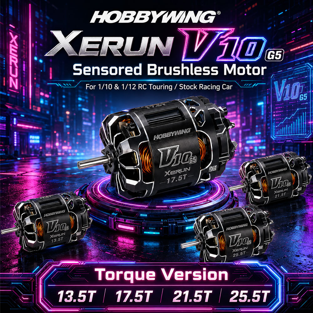 Rc Hobby Engine - HOBBYWING XERUN V10 G5 Standardowy i