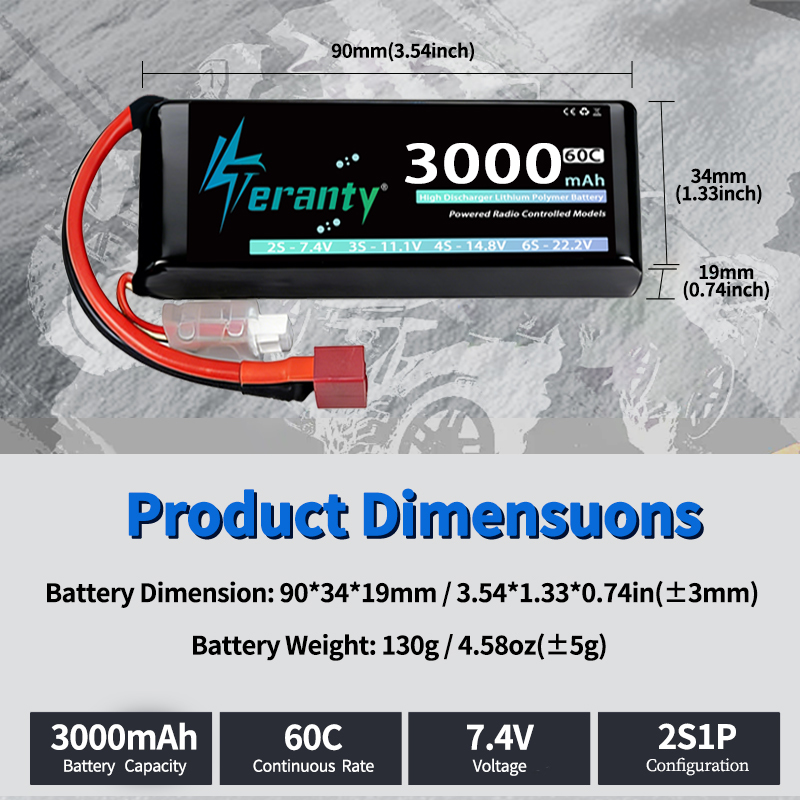 TERANTY 2S 3000mAh Bateria Lip – Rc Hobby Grade recenzja i cena