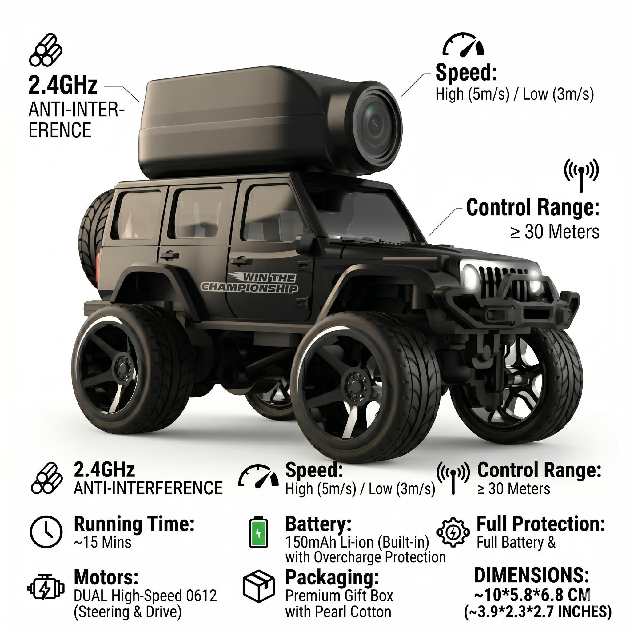 Samochód RC FPV Crawler ze sto – Rc Hobby Tech recenzja i cena