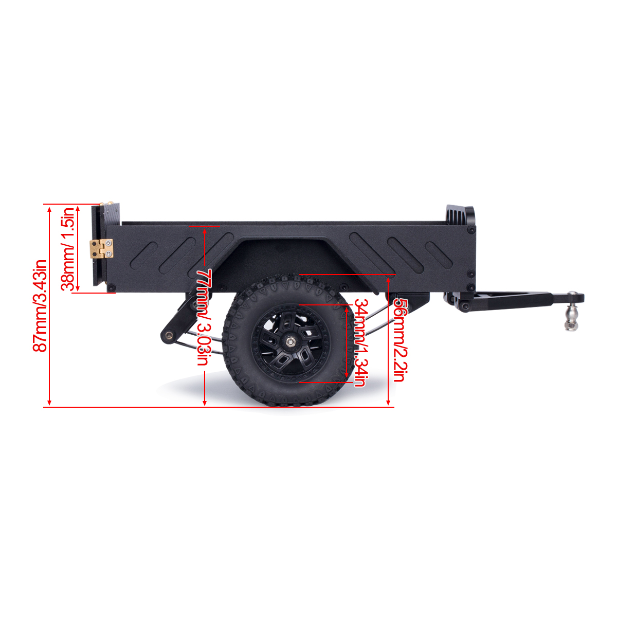 Obrabiana aluminiowo przyczepa – Rc Hobby Tools recenzja i cena