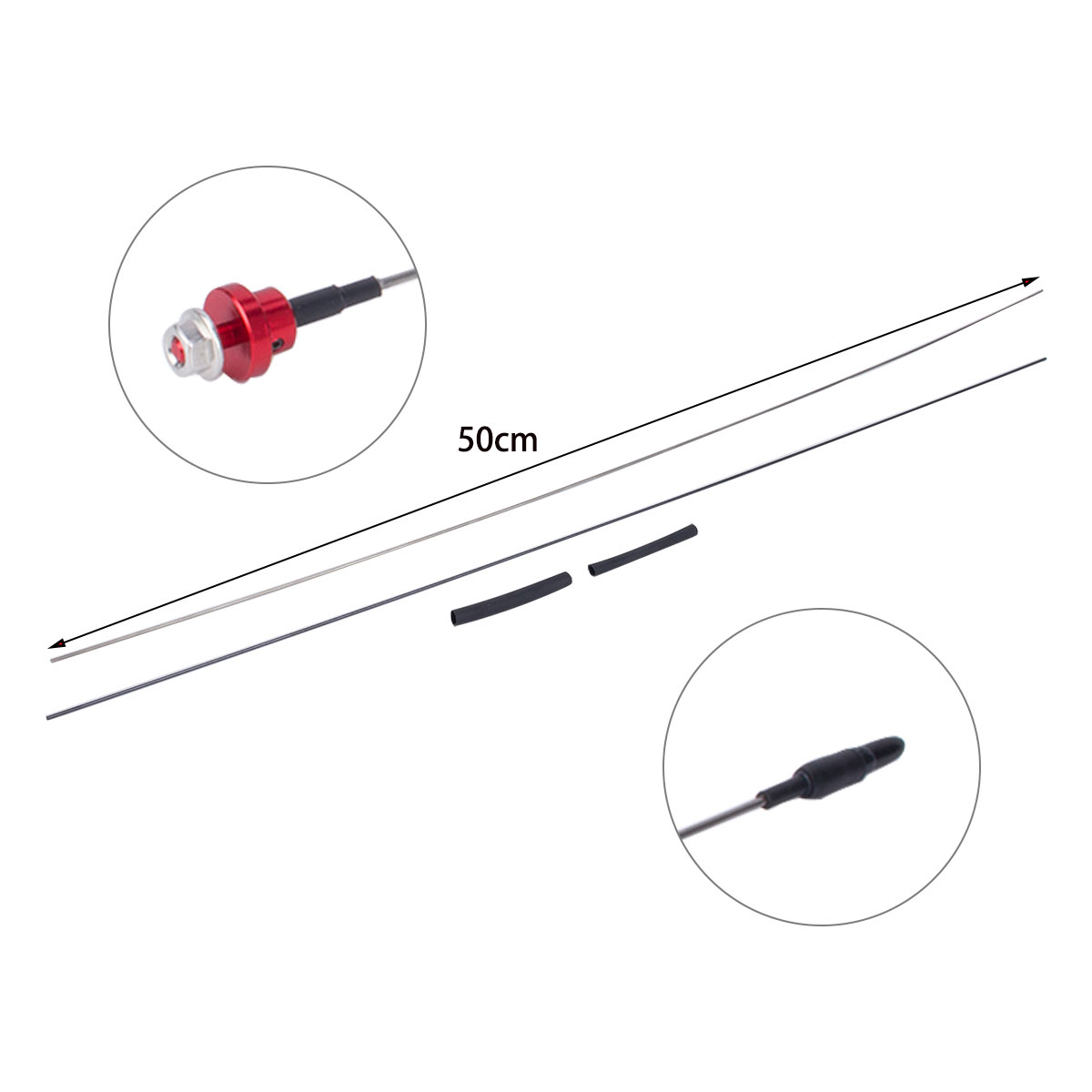 50cm metalowa regulowana anten – Rc Hobby Factory recenzja i cena